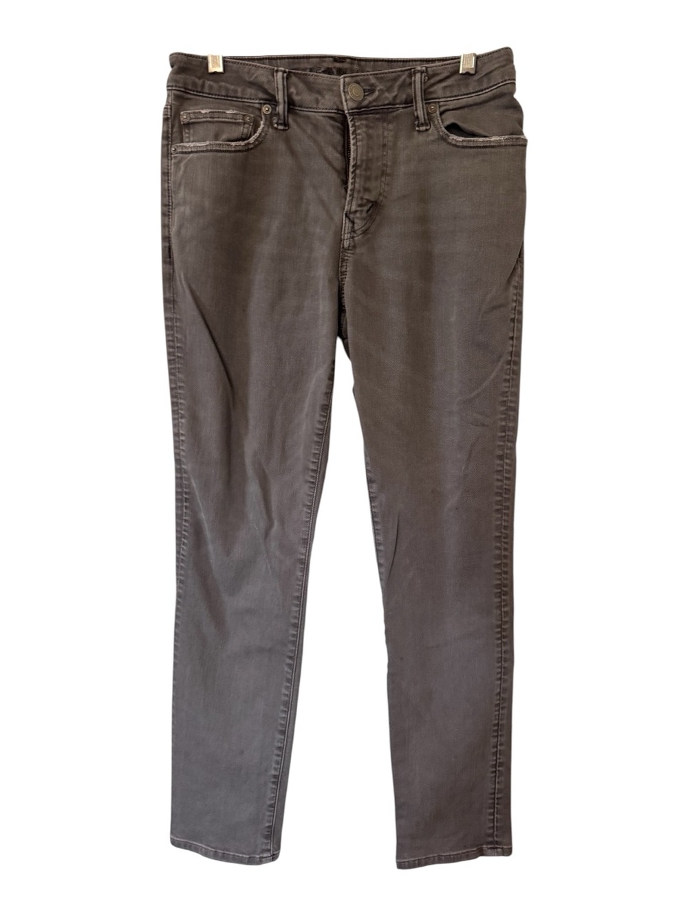 American Eagle Slim Straight Light Gray Charcoal Jeans Sz 30x30 (30x29) see pic